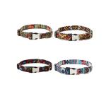 Heat Transfer Personalized Pet Collars Metal Buckle Custom Dog Collars