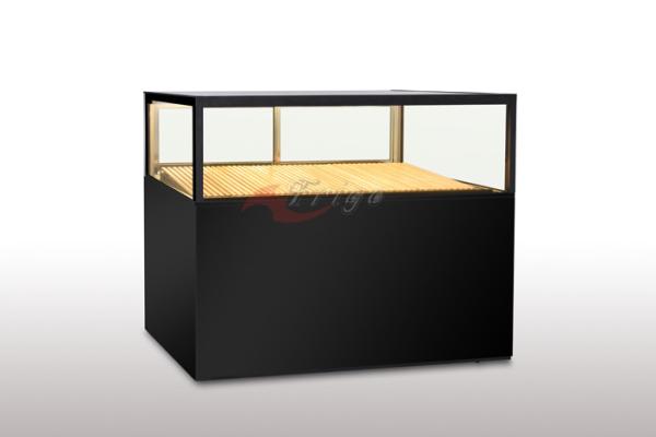 Cheap Wooden Shelf Hot Display Showcase Bottom Storage Cabinet Digital Controller 50-70℃ for sale