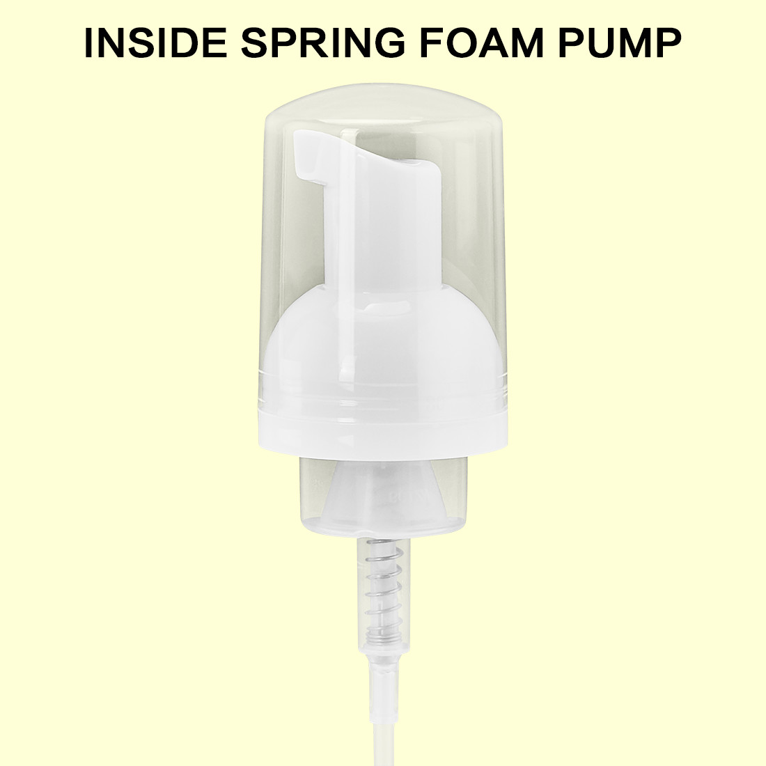 Core Inside Outside Body Lotion Pump 40/410 43/410 Inside Spring Foam Rich And Nicely