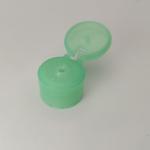 ISO9001 Green 2.6mm Hole Plastic Flip Top Cap For Soap Bottle