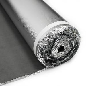 Quality Sound Reduction 2mm Acoustic Underlayment With Silver Film Coating wholesale