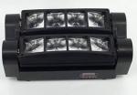 8 Eyes 3W RGBW Spider Beam Moving Head Light Strobe Speeds Variable Speed