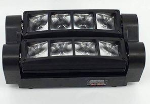 Quality 8 Eyes 3W RGBW Spider Beam Moving Head Light Strobe Speeds Variable Speed wholesale