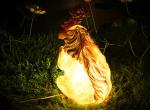 LED Squirrel Modeling Lights Resin Landscape Translucent Animal Outdoor