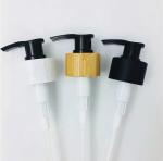 24 / 28mm Cosmetic Lotion Soap Dispenser Pump Real Wood Bamboo