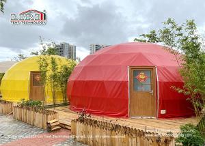 Quality Resort Hotel 7x4.8m Geodesic Ellipsoid Glamping Tent wholesale