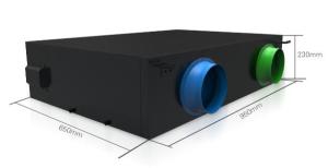 Quality WIFI App Ducting Positive 99.9% Home Heat Recovery Ventilation System wholesale