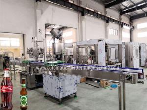 Quality SUS304 3000bph Automatic Beer Bottle Filler 18 Filling Heads wholesale