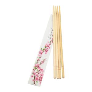 Quality Fast Food Korean Round Bamboo Chopsticks Sushi Japanese Splinter Free wholesale