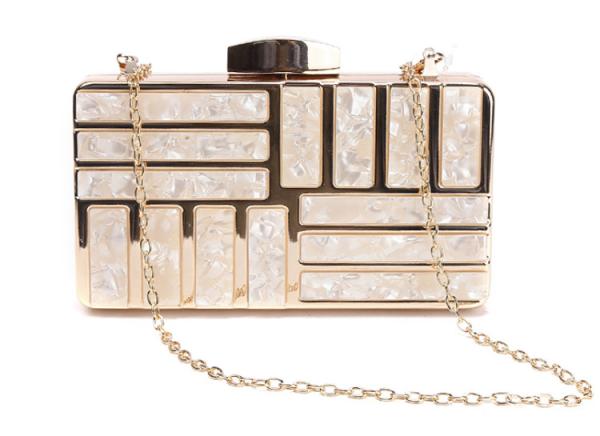 Marbling banquet bag European and American fashion dinner bag lady's handbag