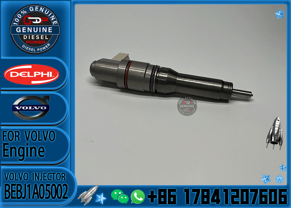 Original Del-phi Smart EUI Injector BEBJ1A05002 BEBJ1A00202 1905001 1846419 for DAF MX XF105