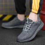 Lightweight SBP Safety Shoes Comfortable Fashion Sport Shoes Grey