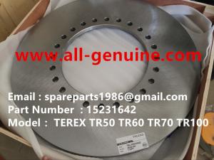 Quality TEREX 15231642 BRAKE DISC OFF HIGHWAY NHL MINING DUMP TRUCK TR35 TR50 TR60 TR100 3305B 3305F 3303 3307 TR45 TR70 MT4400 wholesale