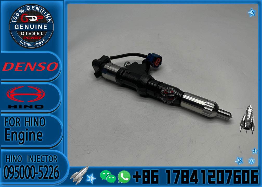 Fuel injector 095000-5226 095000-5220 095000-5221 23670-E0341For HINO TRUCK E13C/ HINO700