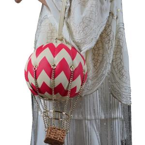 Quality Check hot air balloon creative decorative chain handbag leather clutch female wholesale