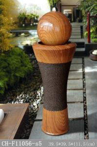 Quality Thin Strip Club Scene Wood Rattan Effect Water Fountain wholesale