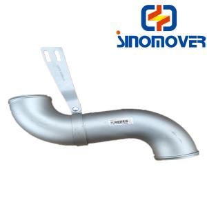Quality WG9719530123 Sino Truck Spare Parts Intercooler Steel Outlet Pipe wholesale