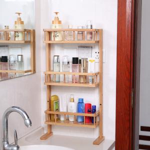 Quality 4 tier bamboo fridge storage rack wholesale