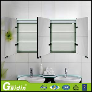Quality aluminum bathroom mirror cabinet bathroom wall cabinet wholesale