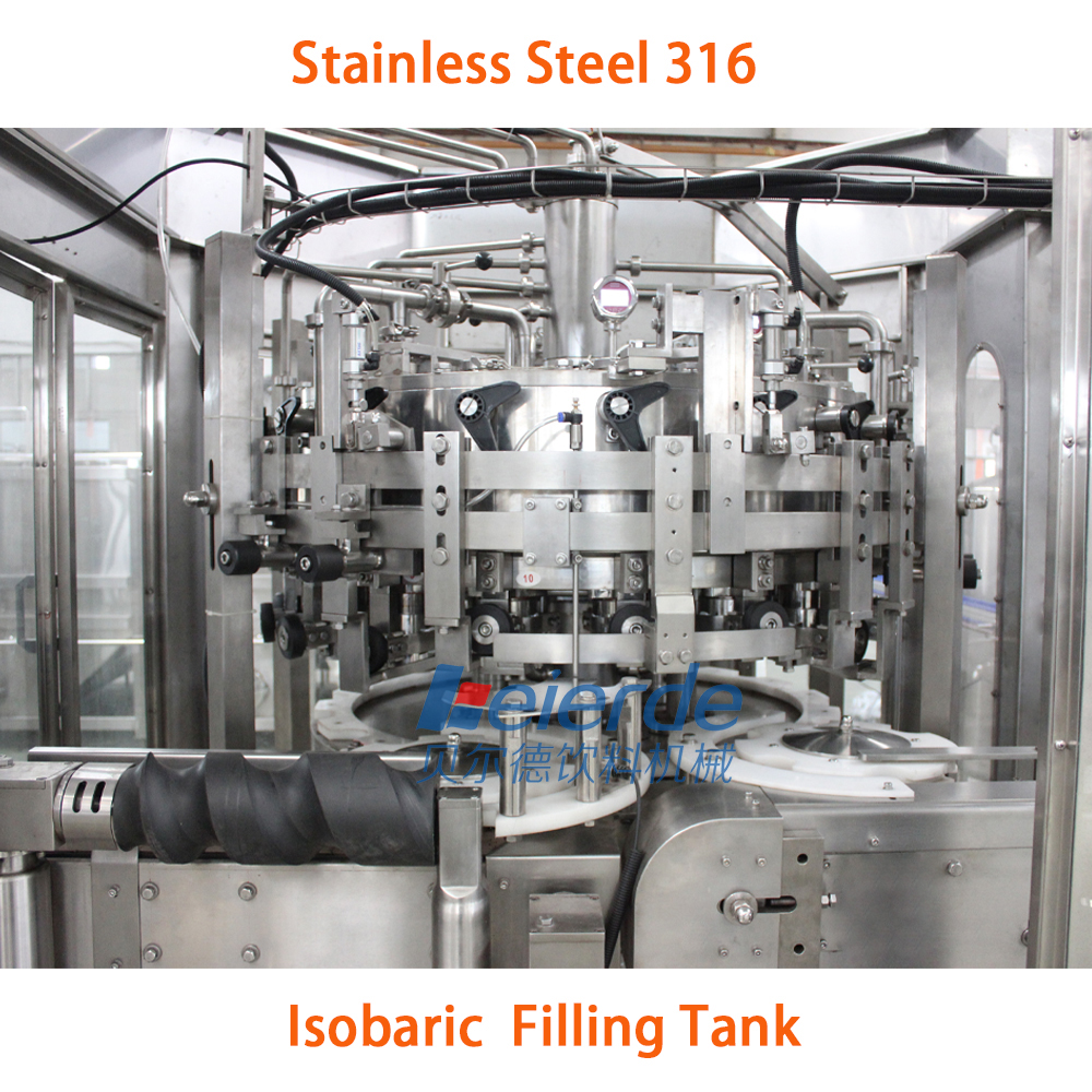 20000BPH Aerosol Can Filling Equipment for Juice Soda Water