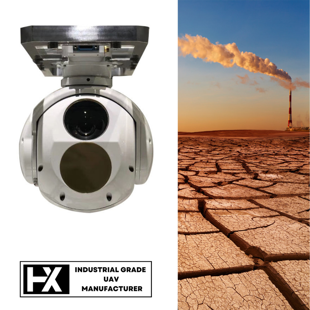 OEM Drone Thermal Imaging Camera Pod 30X Zoom Payload Monitoring UAV Tracking Camera HXTS01C-1