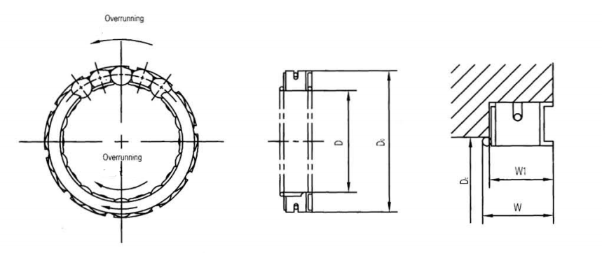 FWD331808CRB Backstop Clutchs CRS CRB Freewheel Bearings FWD331808CRS