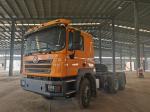 Left Hand Driving 10 Tires Shacman Tractor Truck With 400L Aluminum Tanker