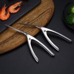 Heavy-Duty Stainless Steel Shrimp Peeler Knife for Easy Fish Belly Cutting and
