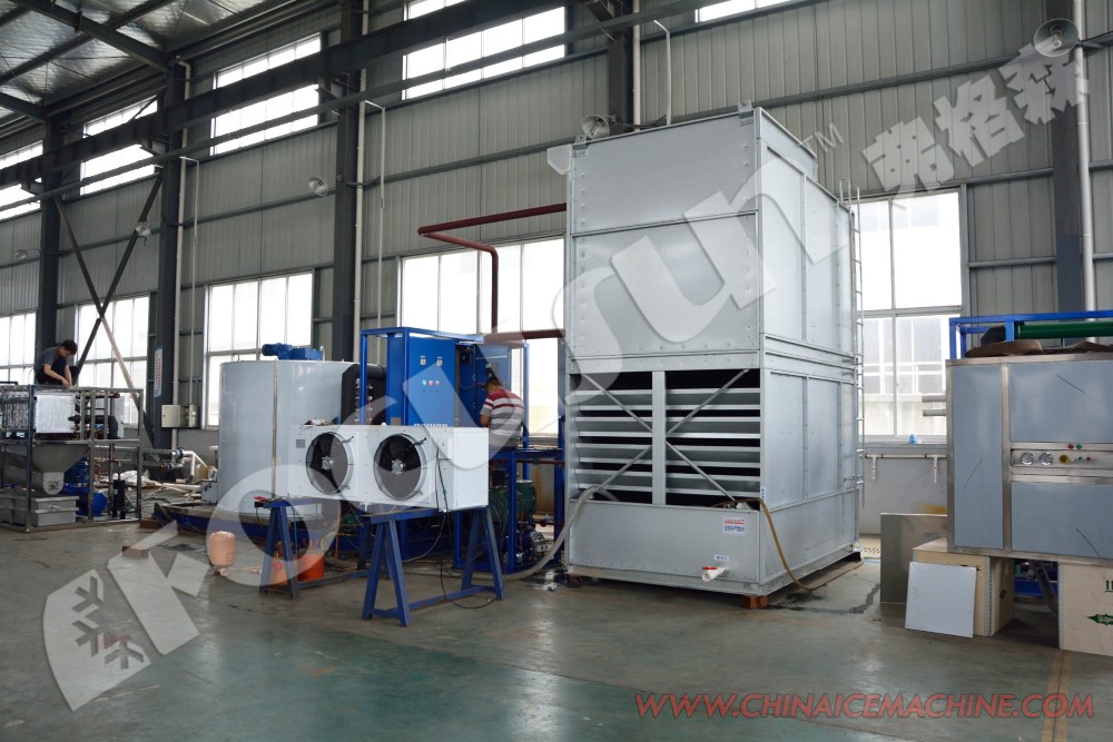 Fresh Water Large Capacity 25 Ton Flake Ice Making Machine with Bitzer Compressor