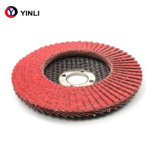 Quality 5 Inch 125mm Abrasive Ceramic Flap Disc Flexible Grinding For Metal wholesale