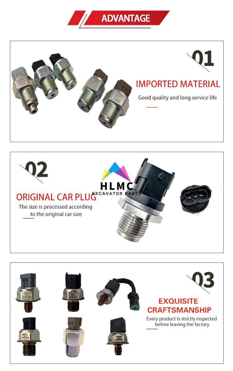 Diesel Common Rail Pressure Sensor 499000-6310 8-98138736-0 Rail Pressure Sensor Denso ISUZU