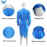 GB15979-2002 Safety Standard Waterproof Breathable Non Sterile SMS Fabric