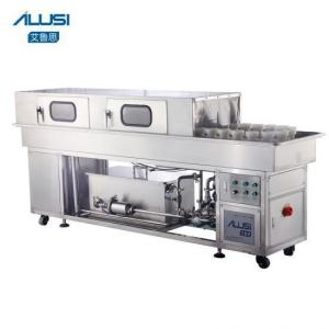 Quality Automatic Double Line Intermittent Bottle Washer Machine glass bottle washing machine cleaning wholesale