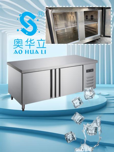 Power Saving Commercial Restaurant Freezer Energy Efficient 2 Door Worktop