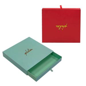 Quality Luxury Cardboard Wallet Packaging Box Drawer Paper Gift Box Packaging Custom Logo wholesale