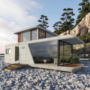 Quality Luxury Moveable Container Resort House High Quality French Prefab Office for Summer Vacation Scenic Bed Breakfast Hotel Space wholesale