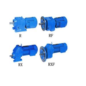Quality Iron Casting coaxial Inline Helical Bevel Gear Unit Motor 14rpm-280rpm wholesale