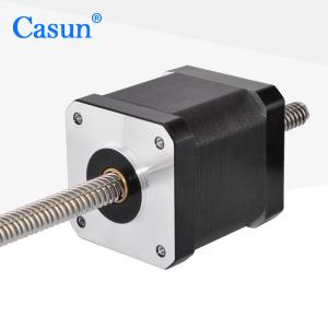 Quality 48mm Body 450mN.M Non Captive Stepper Motor Tr5*2 NEMA 17 For Medical Instruments wholesale