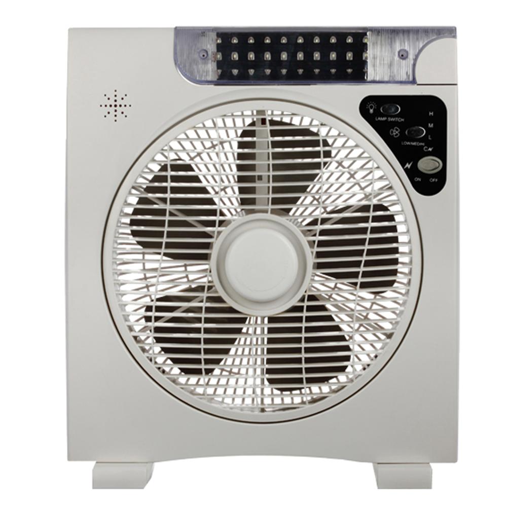 Solar Powered Blade Ceiling Fan 12V Energy Saving With LED Light