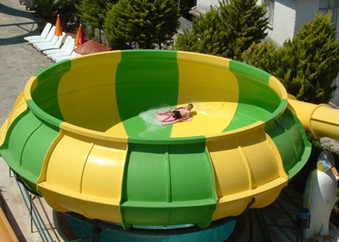 Large Space Bowl Water Slide / Water Park Slide For Water Park Games