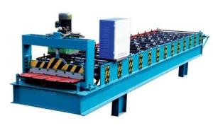 Quality Electronic Control Metal Roof Roll Forming Machine With Hydraulic Metal Cutter wholesale