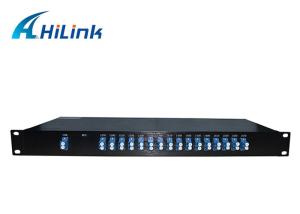 Quality 16 Channels Single Fiber CWDM Mux Demux Module LC/UPC Connector 1U Rack Mount wholesale