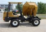 180 Return 4WD Diesel Mini Concrete Dumper With 4.5m Turning Radius Hydraulic