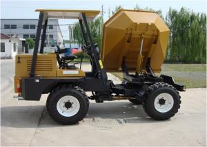 Quality 180 Return 4WD Diesel Mini Concrete Dumper With 4.5m Turning Radius Hydraulic Tipping Hopper wholesale