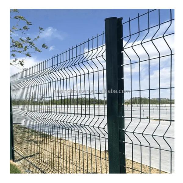 Affordable 3d Curved Fencing Folding Garden Fence Panel Customized Metal Frame
