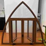 Thermal Break Profile Aluminum Casement Windows Curved Aluminium Casement
