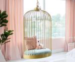 Modern Luxury Bird Cage Hanging Chair Birdcage Swing Chair