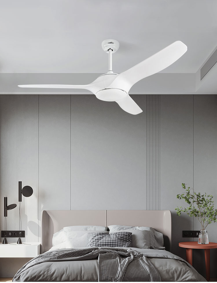 Smart Ceiling Fan with Light and Remote Control 1stshine Fashion Design 3 ABS Blades