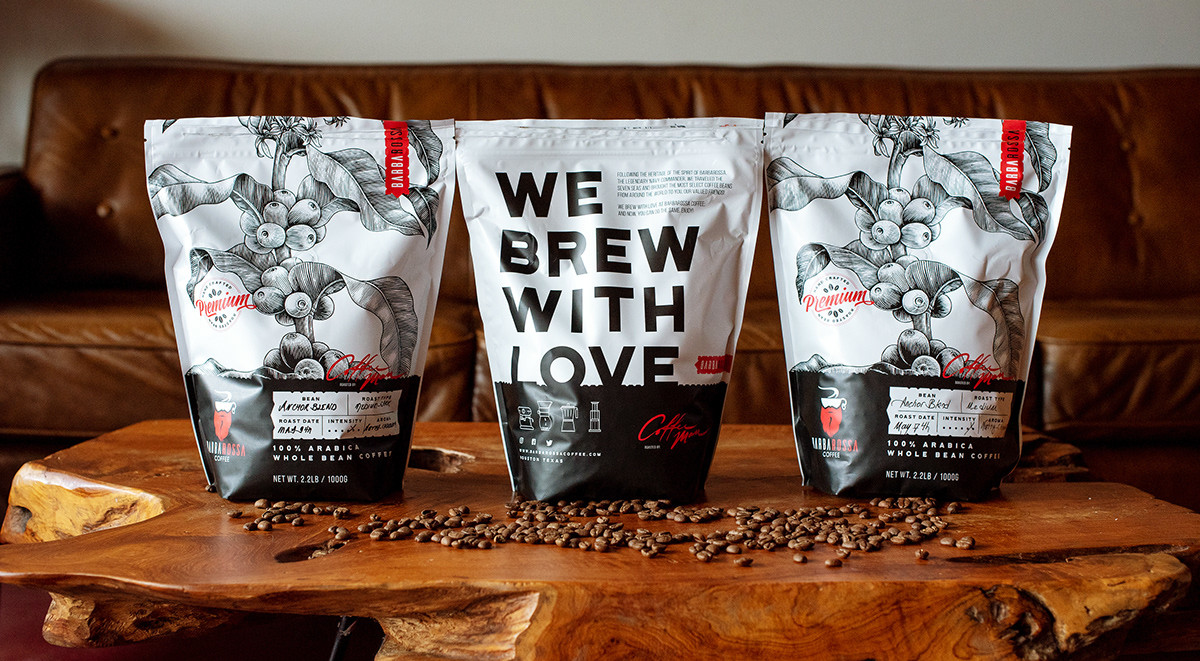 Customized Stand Up Pouches For 250g Roasted Coffee Beans