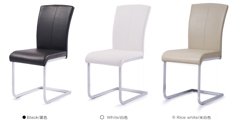 Wire Stainless Steel Frames Leather Banquet Modern Metal Chairs
